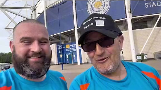 Leicester City FC to Watford FC Walk.